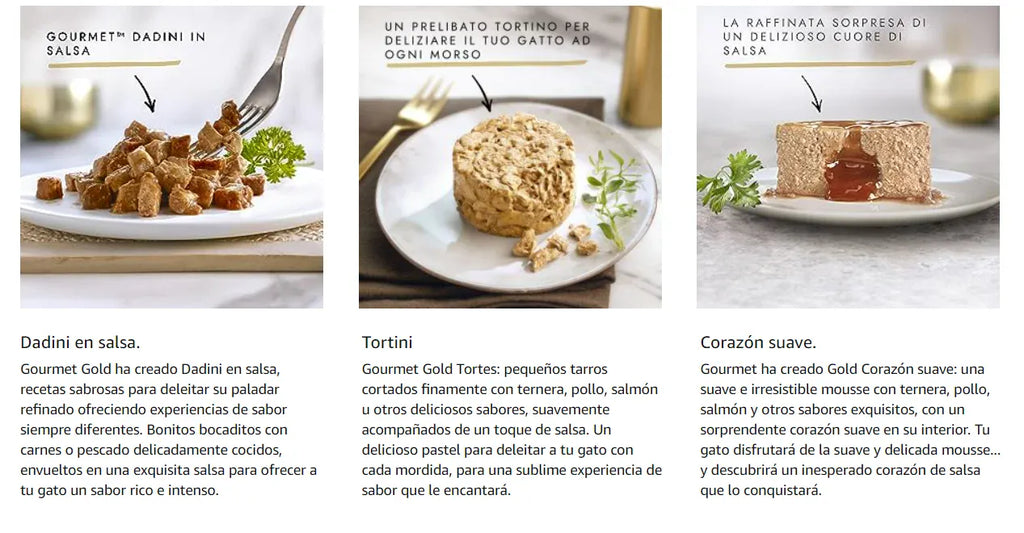 Purina Gourmet Cat Food Assortment Pate Seafood Mix For Cats With Limited Ingredients In Spain Cardio Health