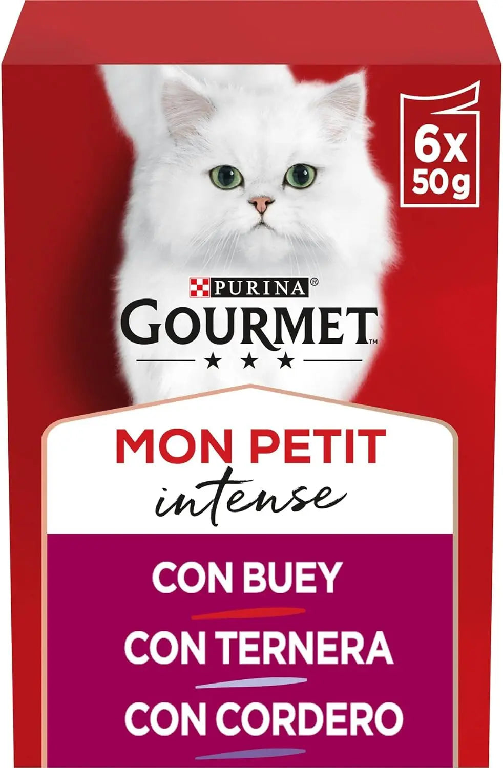 Ração húmida Purina Gourmet para gatos, natural.