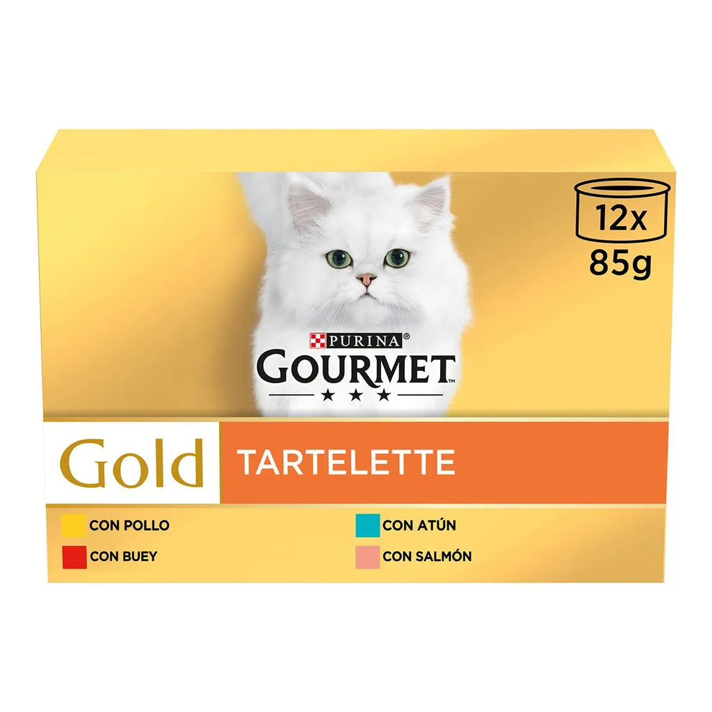 Purina Gourmet Cat Food Assortment Pate Seafood Mix For Cats With Limited Ingredients In Spain Cardio Health