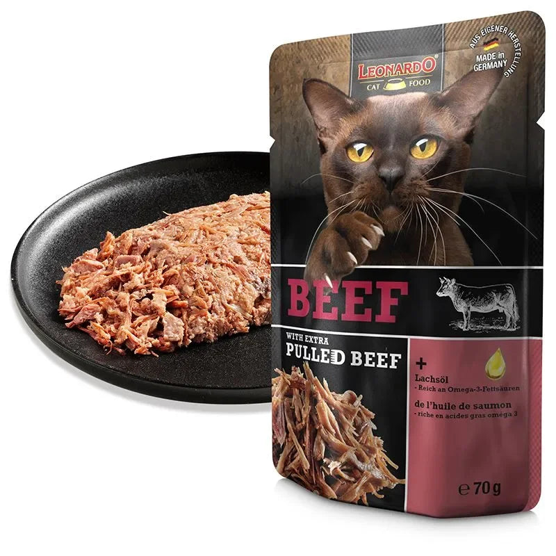 Leonardo pulled beef pate for pets