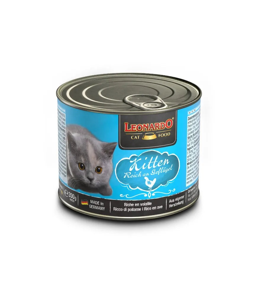 Leonardo kitten - pack of 6 cans of wet food for puppies