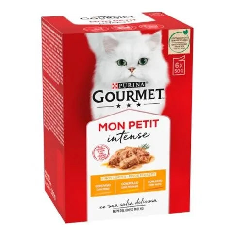 Purina Gourmet Mon Petit Seleção Aves Gatos 6x50g - Loja Manuel Coelho