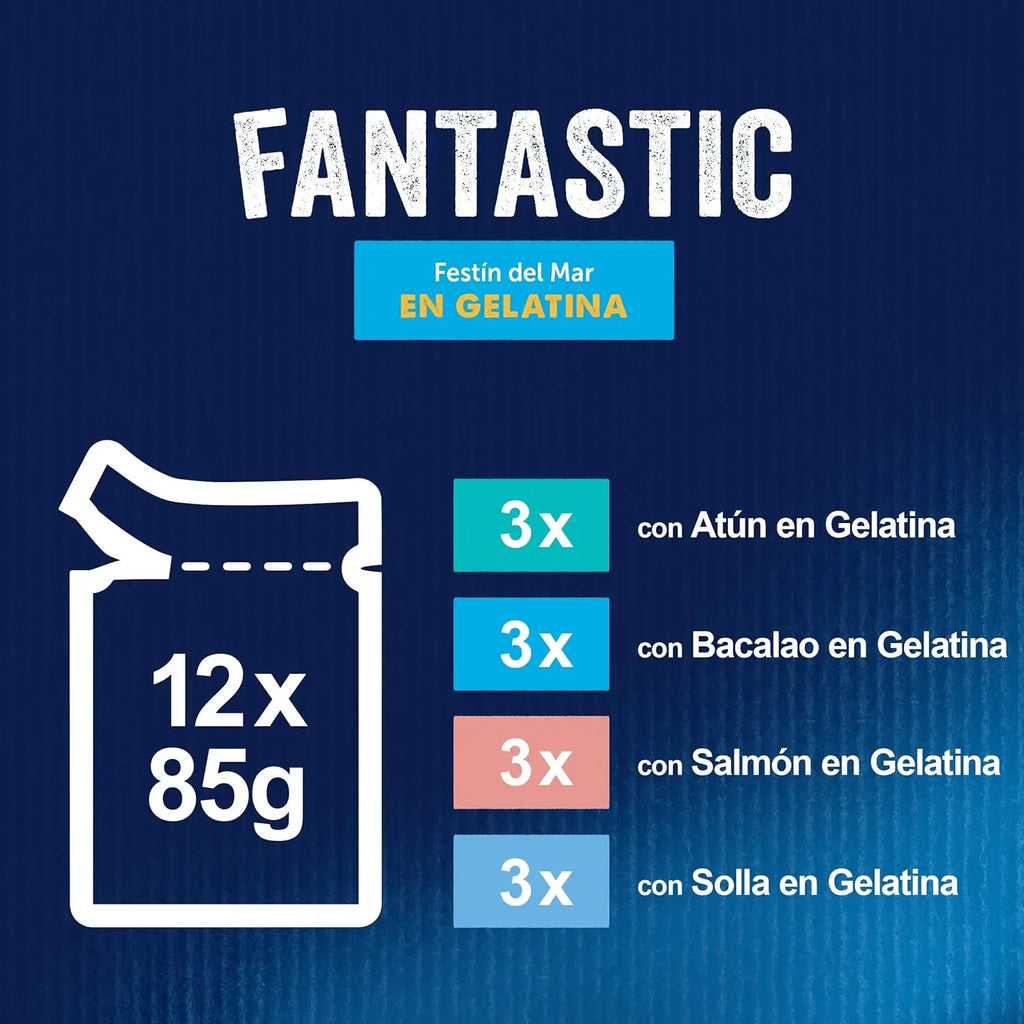 Purina Felix Fantastic, alimento húmido para gatos adultos.