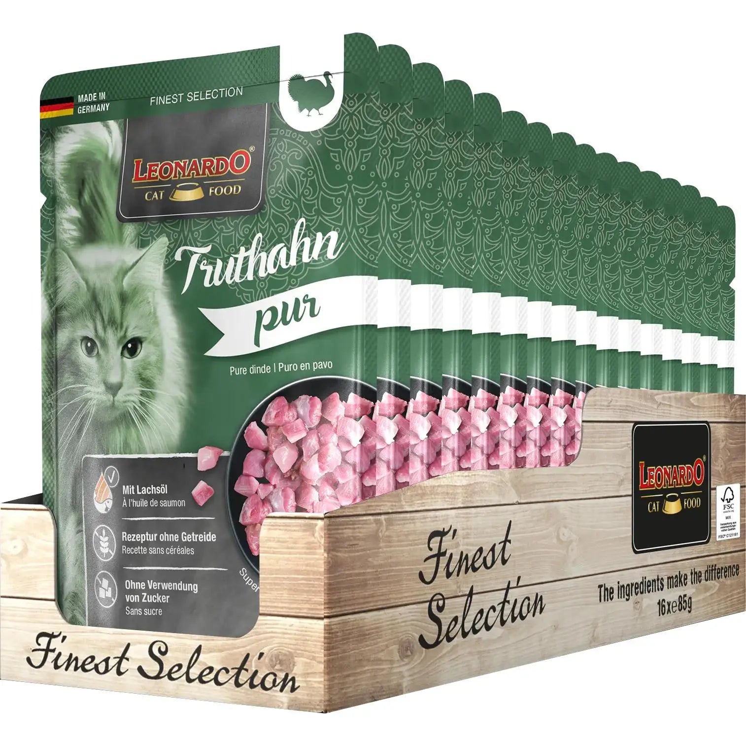 Leonardo finest selection - premium wet food for cats