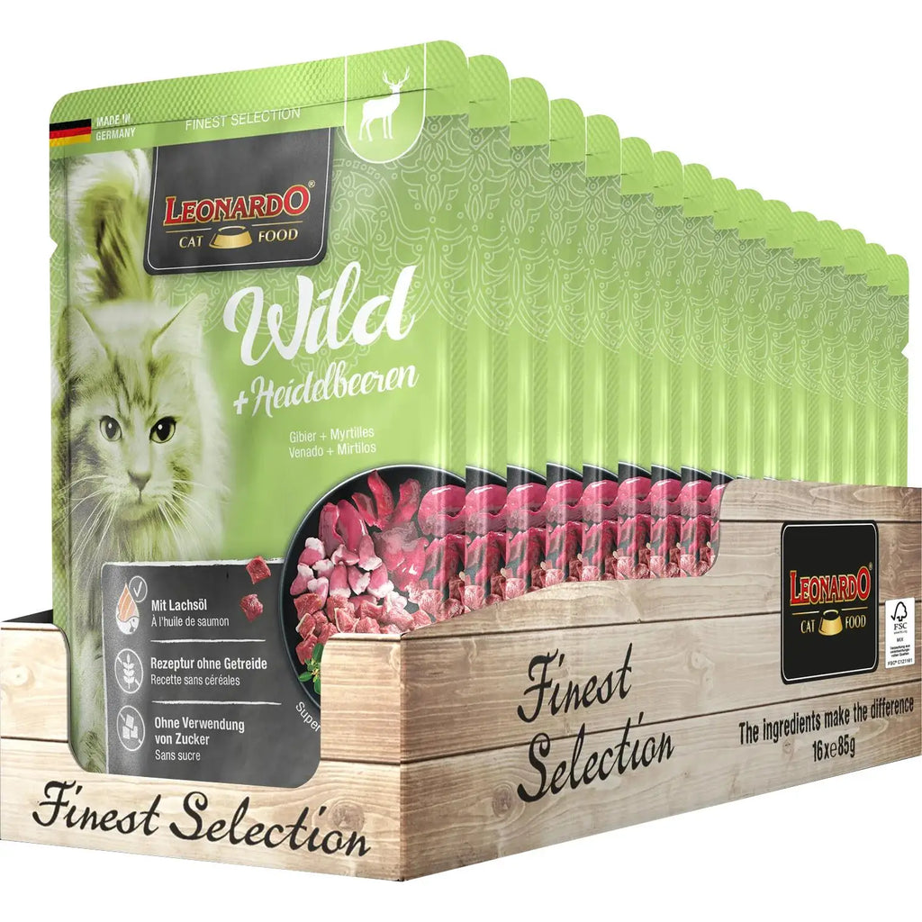 Leonardo finest selection - premium wet food for cats