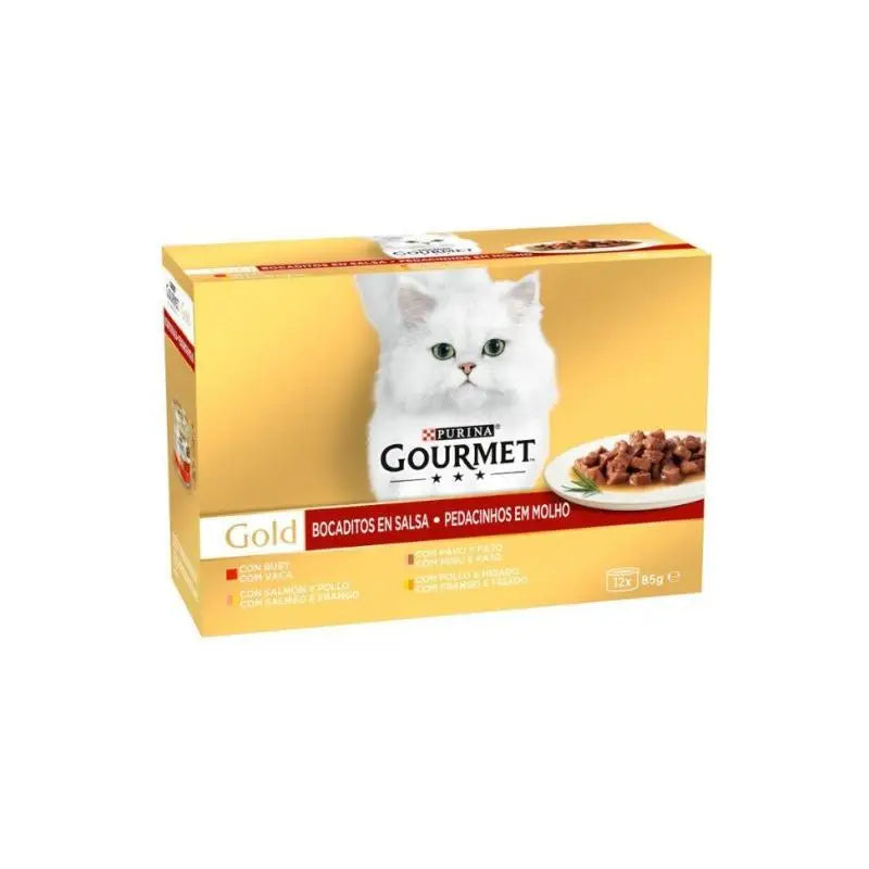 Purina Gourmet Cat Food Assortment Pate Seafood Mix For Cats With Limited Ingredients In Spain Cardio Health