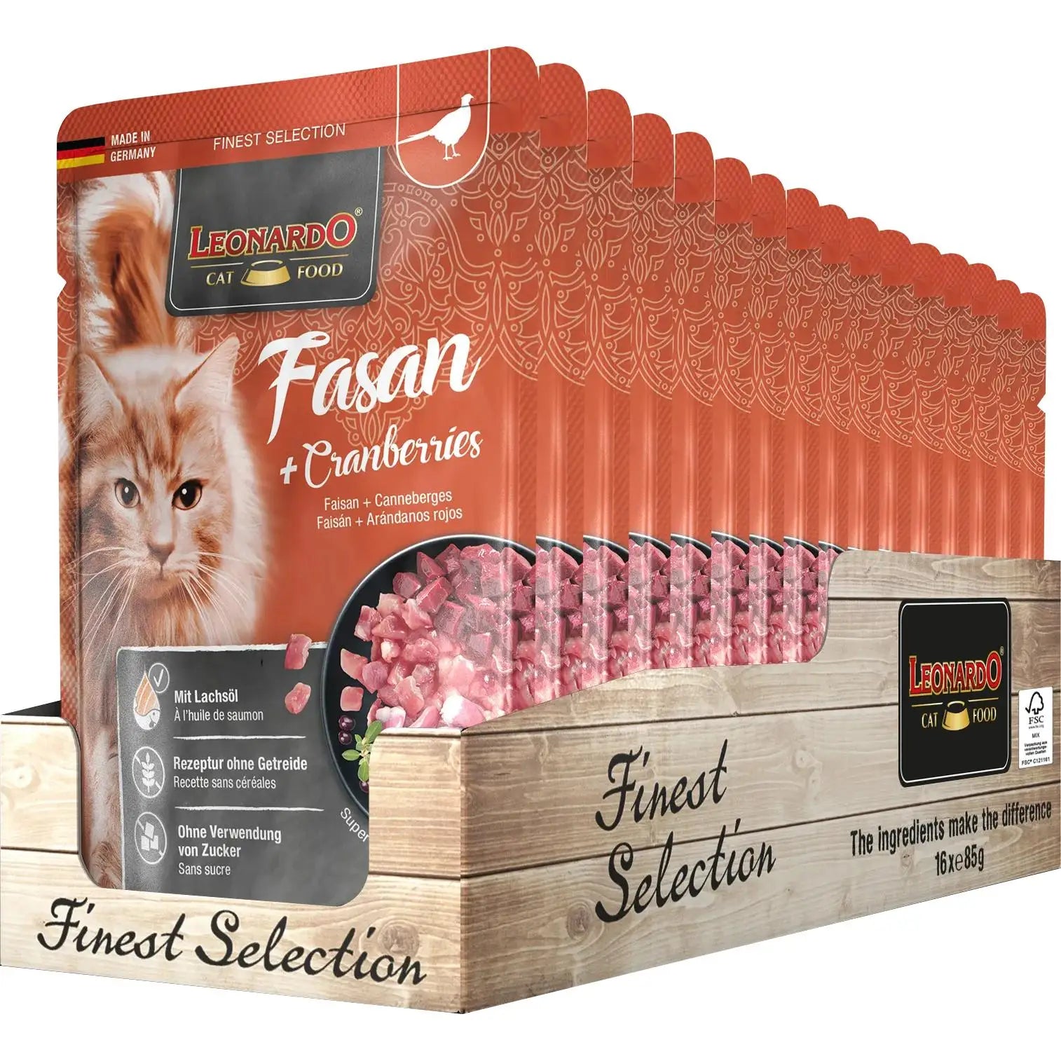 Leonardo finest selection - premium wet food for cats