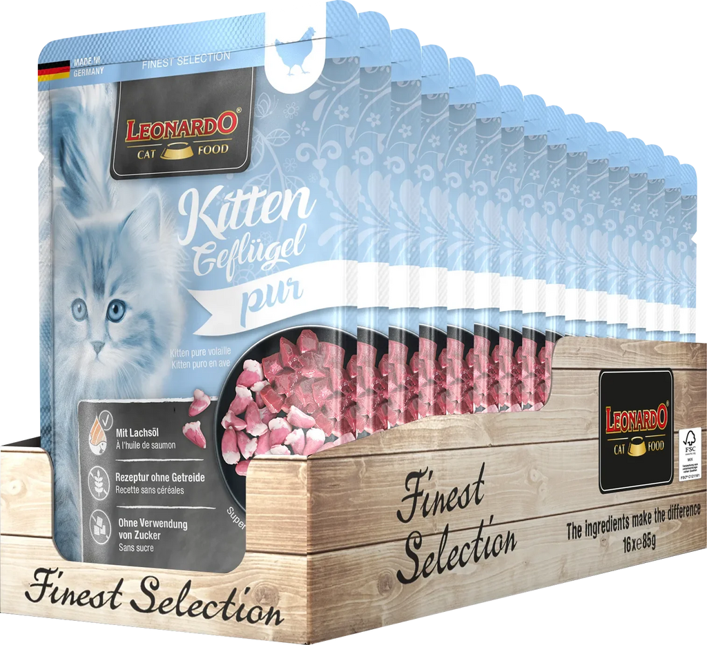 Leonardo Finest Selection - alimento húmido premium para gatos