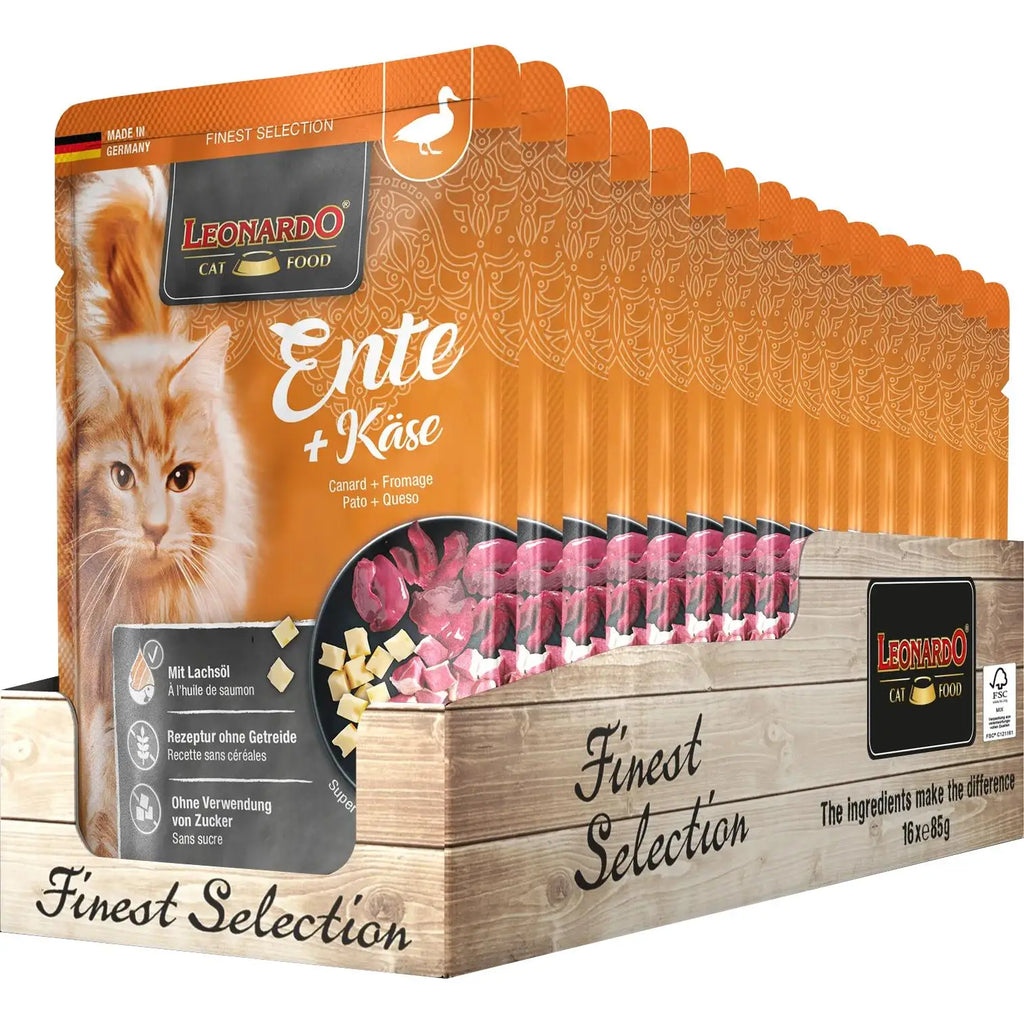 Leonardo finest selection - premium wet food for cats