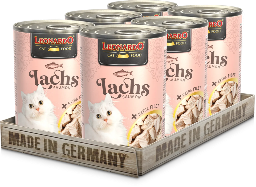 Ração húmida rica em carne para gatos, natural