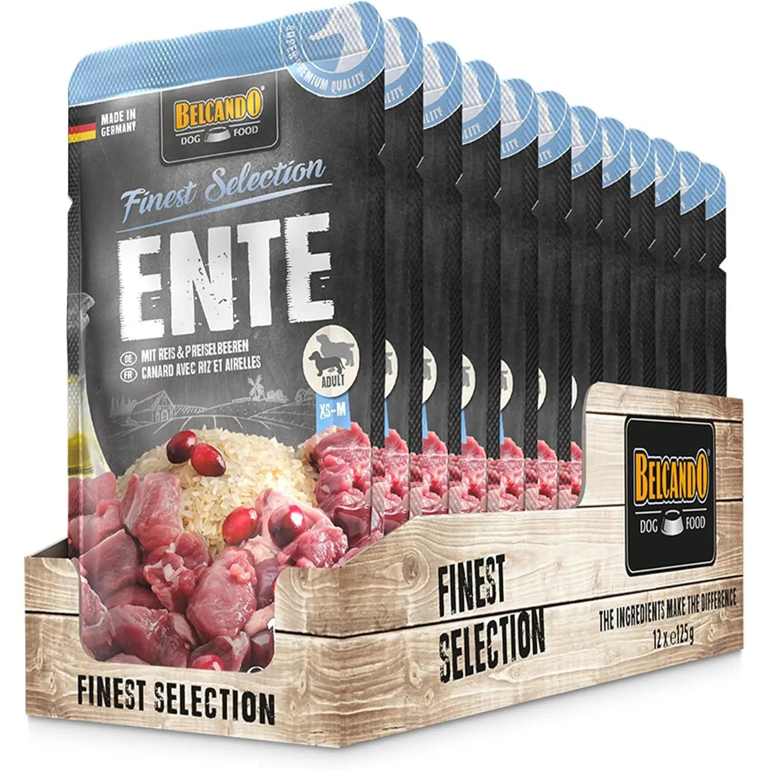 premium wet dog food Belcando natural