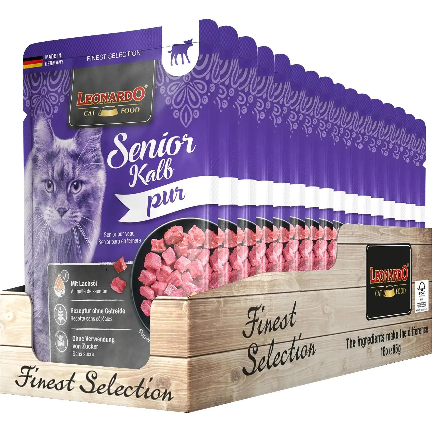 Leonardo finest selection - premium wet food for cats