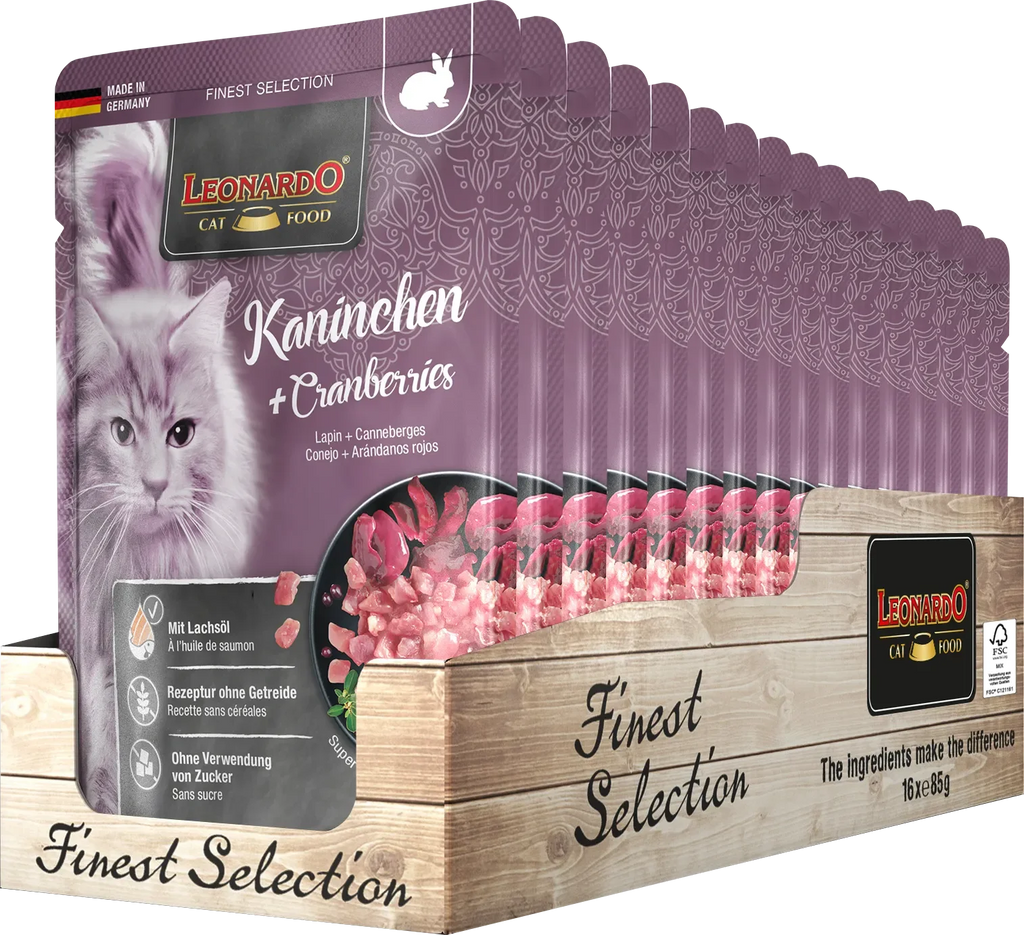 Leonardo Finest Selection - alimento húmido premium para gatos