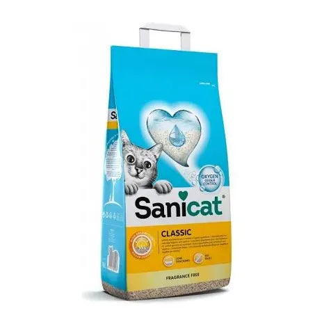 Unscented Cat Litter 10L Absorbent Mineral Base Long Lasting Hypoallergenic Low Powder Content