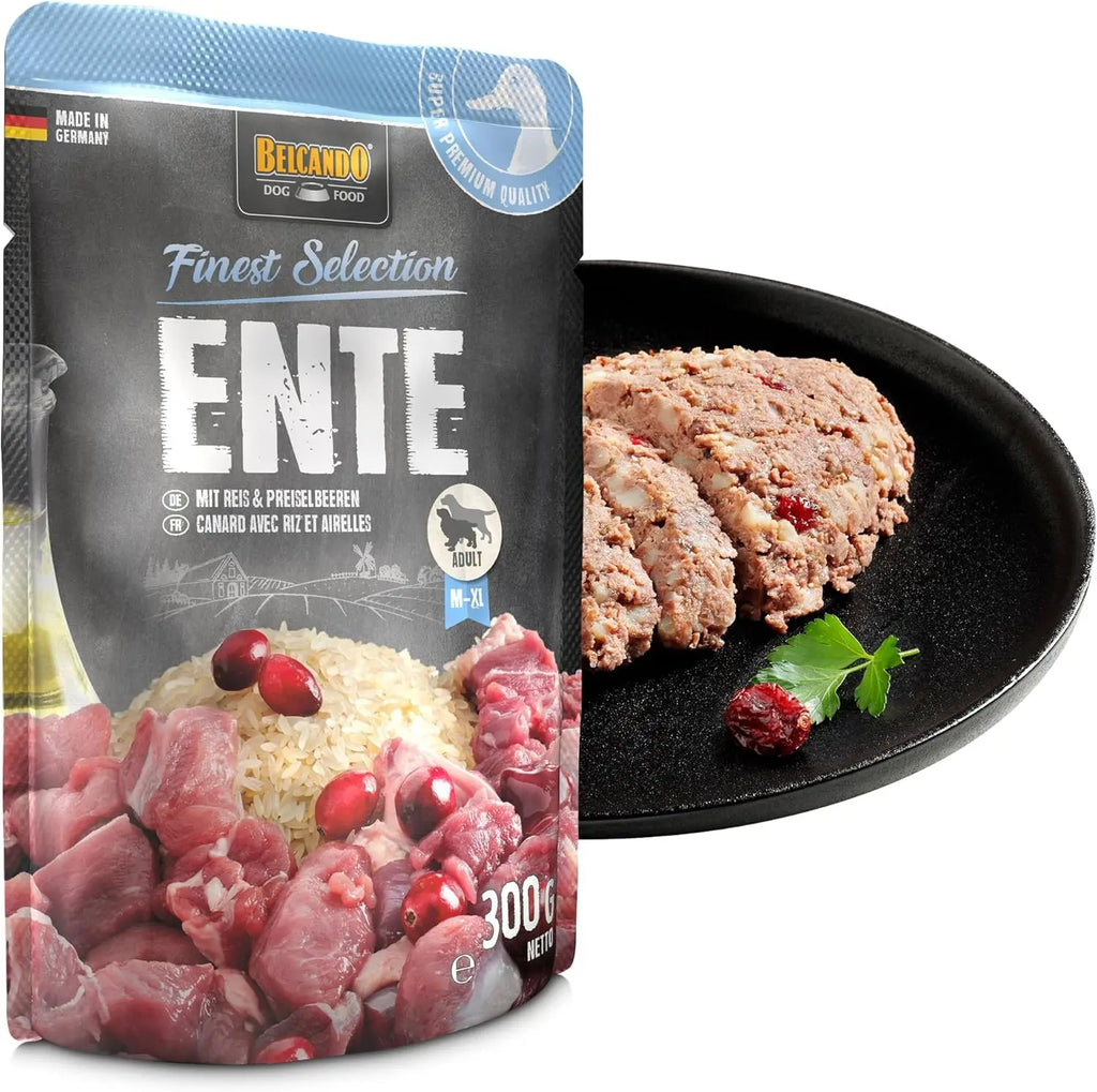 Ração húmida premium para cães Belcando Natural