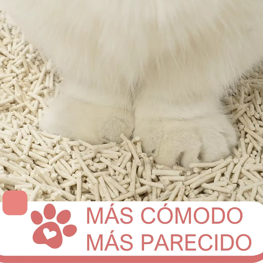 Flushable Tofu Cat Litter 6L Bag Clumping Dust Free Odor Control Biodegradable Toilet Disposal