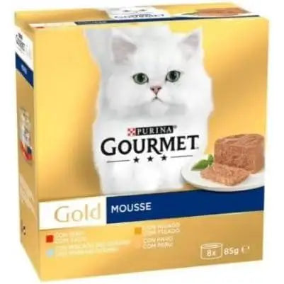Purina Gourmet Cat Food Assortment Pate Seafood Mix For Cats With Limited Ingredients In Spain Cardio Health