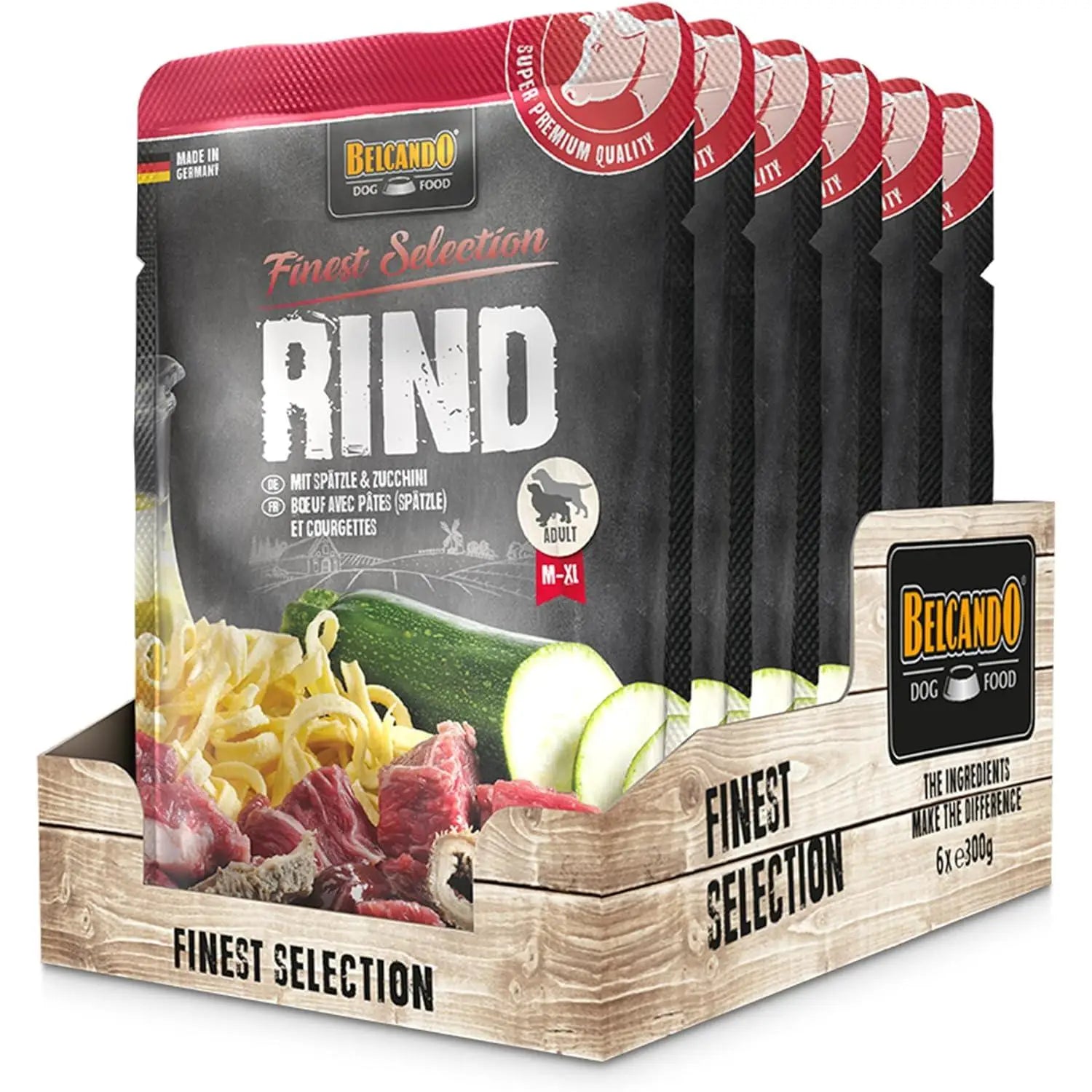 premium wet dog food Belcando natural