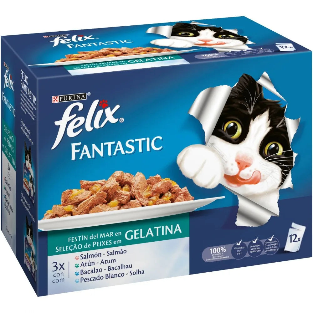 Purina felix fantastic wet food for adult cats