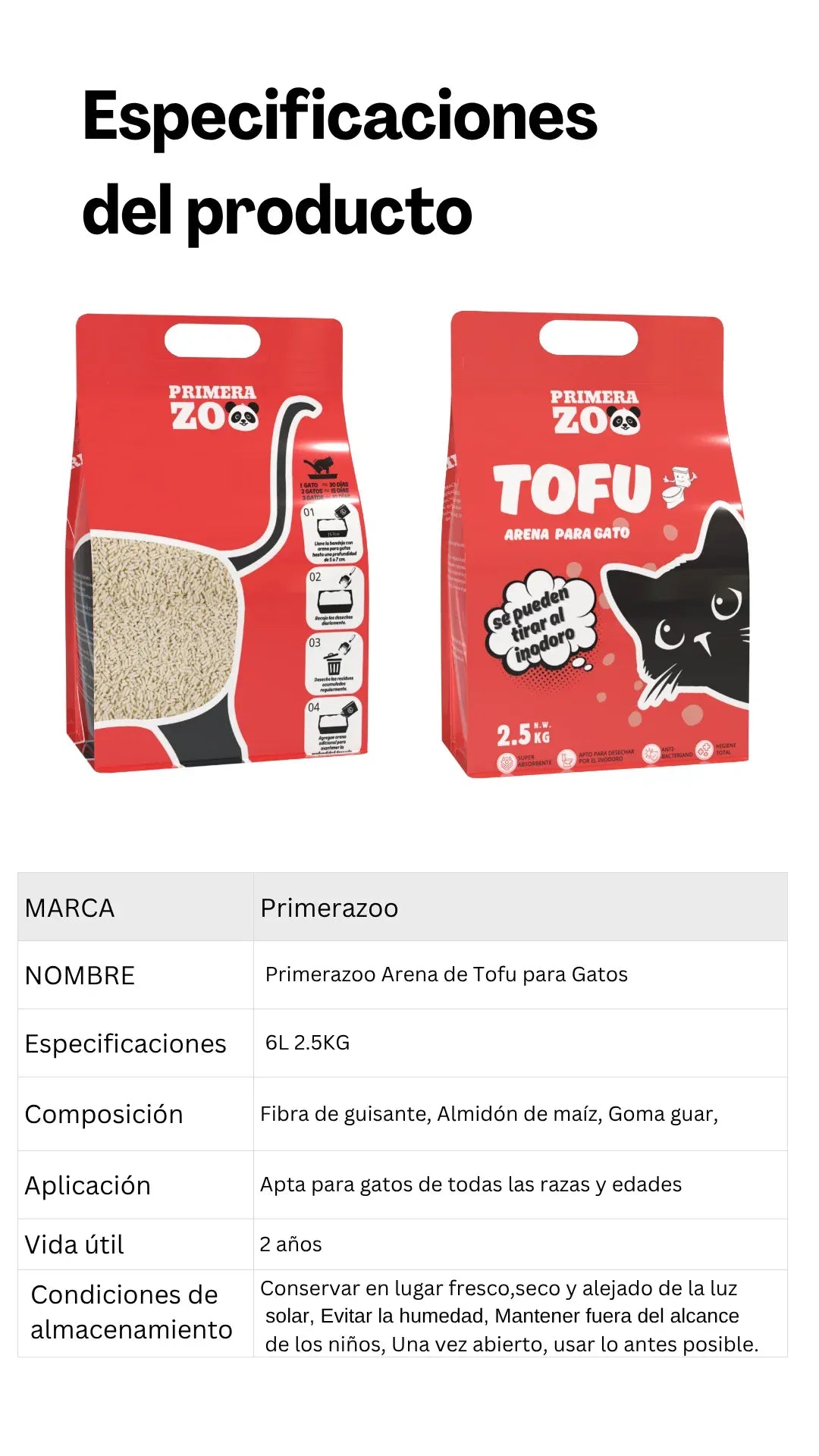 Flushable Tofu Cat Litter 6L Bag Clumping Dust Free Odor Control Biodegradable Toilet Disposal