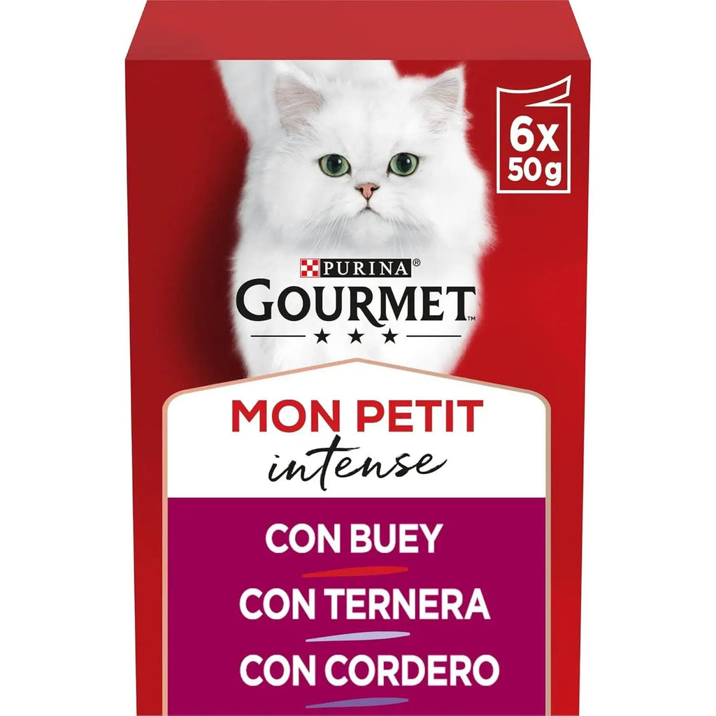 Ração húmida Purina Gourmet para gatos, natural.