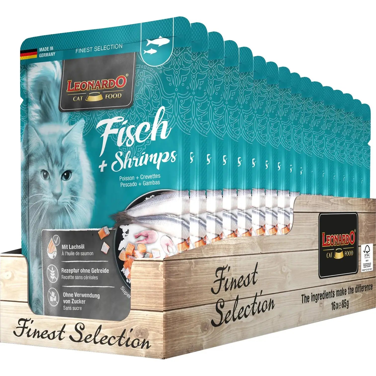 Leonardo finest selection - premium wet food for cats