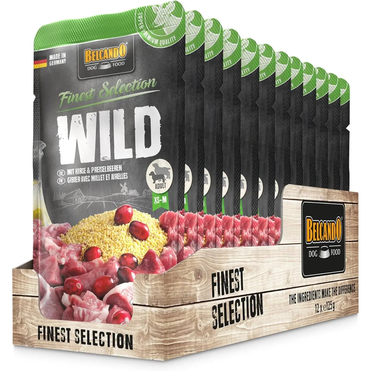 premium wet dog food Belcando natural