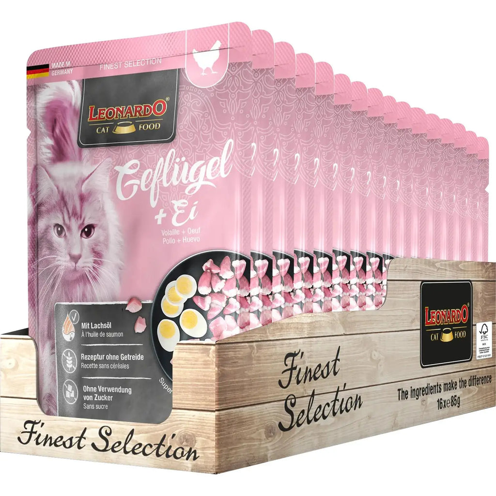 Leonardo finest selection - premium wet food for cats