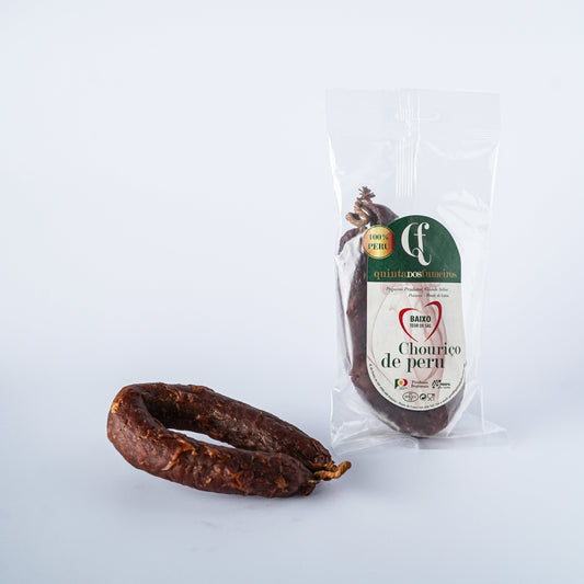 Chouriço de Peru 180g - Salsicha Fumada de Ponte de Lima