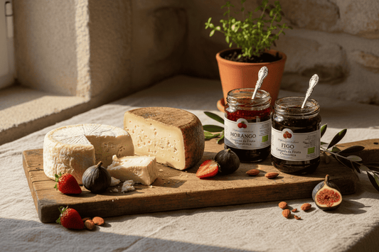 Geocakes Artisan Basket — 2 Cheeses & 2 Jams – authentic Portuguese food
