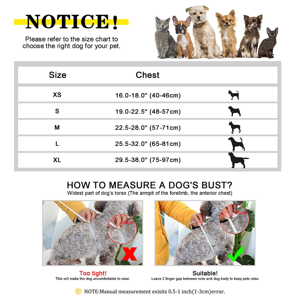 Personalized Dog Harness No Pull Dog Harnesses Adjustable Pet Walking Training