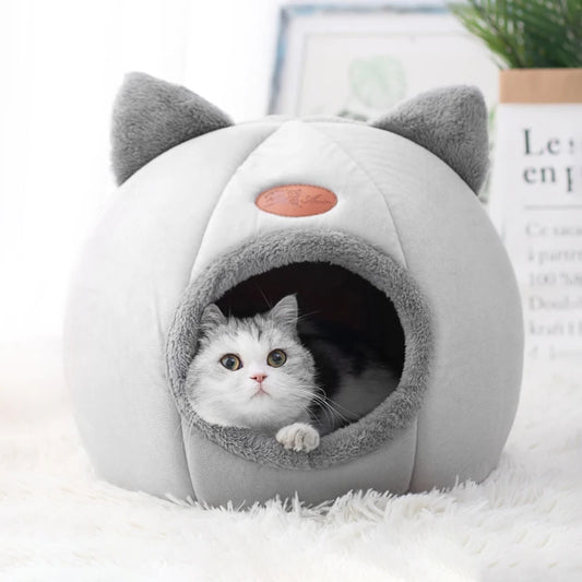 New Deep Sleep Comfort In Winter Cat Bed Iittle Mat Basket Small Dog House