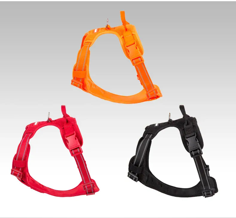 reflective pet harness for outdoor camping