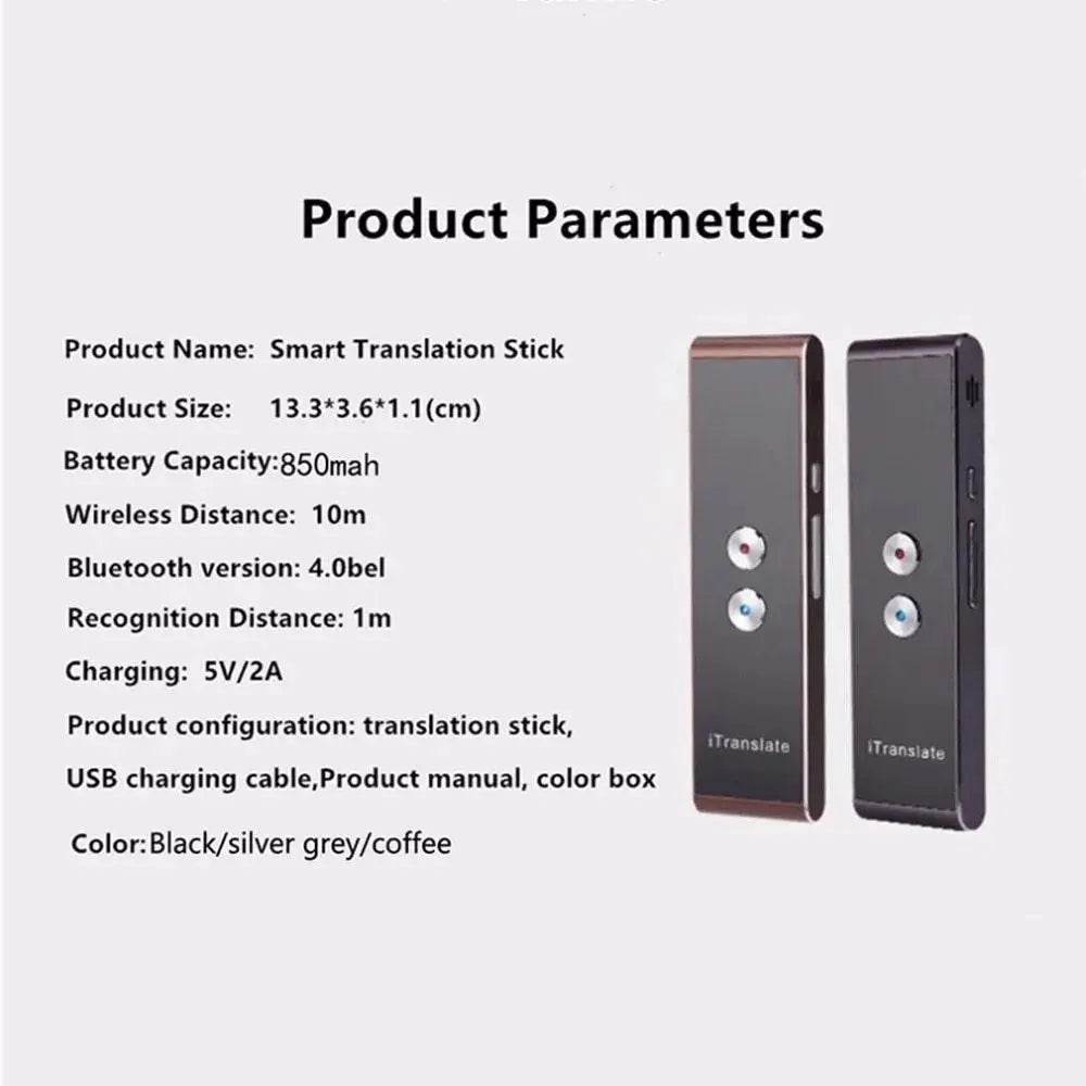Loja Manuel Coelho Multilingual Travel Translator & Voice Recorder - Loja Manuel Coelho