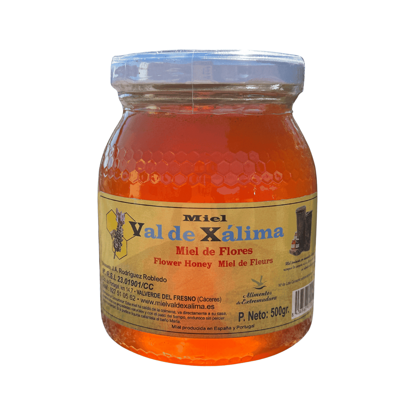 Geocakes Wildflower Honey Natural – Pure Serra da Gata 500g – authentic Portuguese food