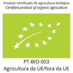 Doce de tomate biológico português com selo de agricultura biológica da UE.