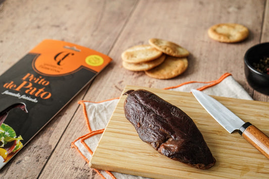 Peito de pato fumado 50g - Iguaria artesanal Ponte de Lima