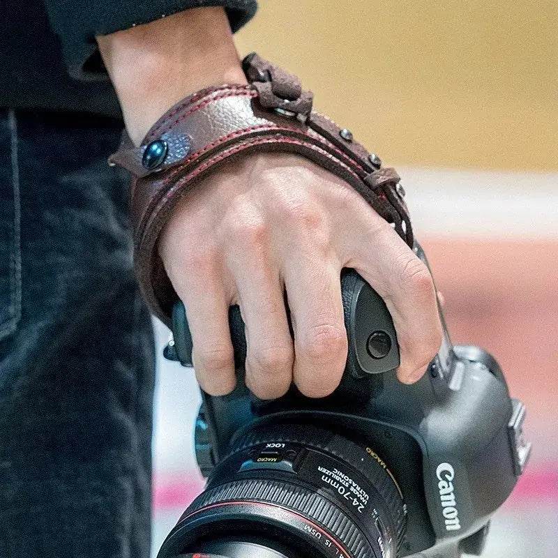 Premium Leather Wristband for Camera by Loja Manuel Coelho | Loja Manuel Coelho