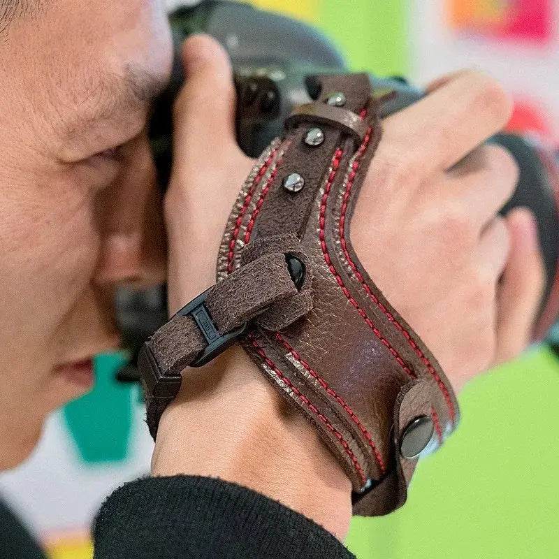 Premium Leather Wristband for Camera by Loja Manuel Coelho | Loja Manuel Coelho