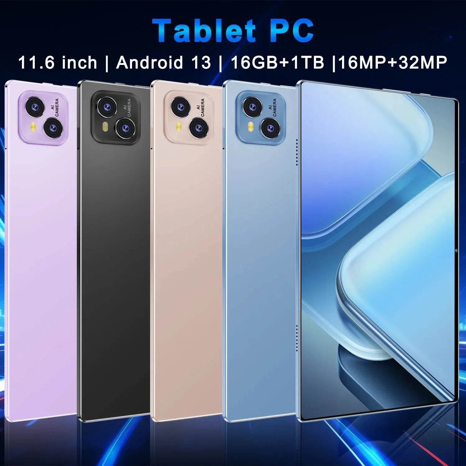 Tablet Android 2025 5G 13.0 Brand New 11.6 inch 16GB RAM 1TB - Loja Manuel Coelho