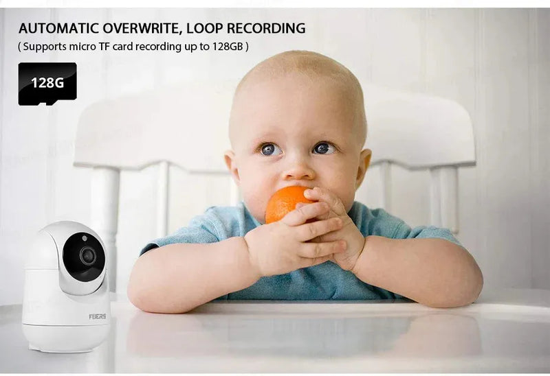 Fuers 5MP WiFi Camera Tuya Smart Home Indoor Wireless IP Surveillance-Loja Manuel Coelho