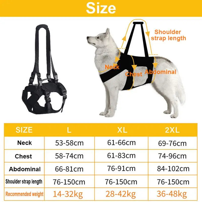 Dog Support Sling Dog Vest Harnesses Support Stair Helper