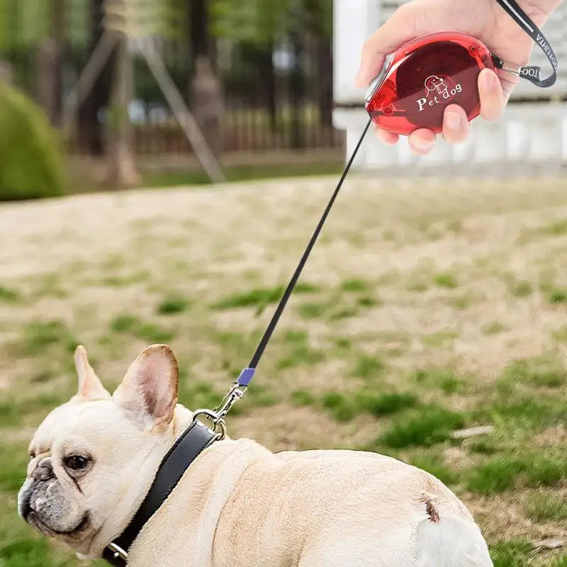 tangle-free retractable dog leash