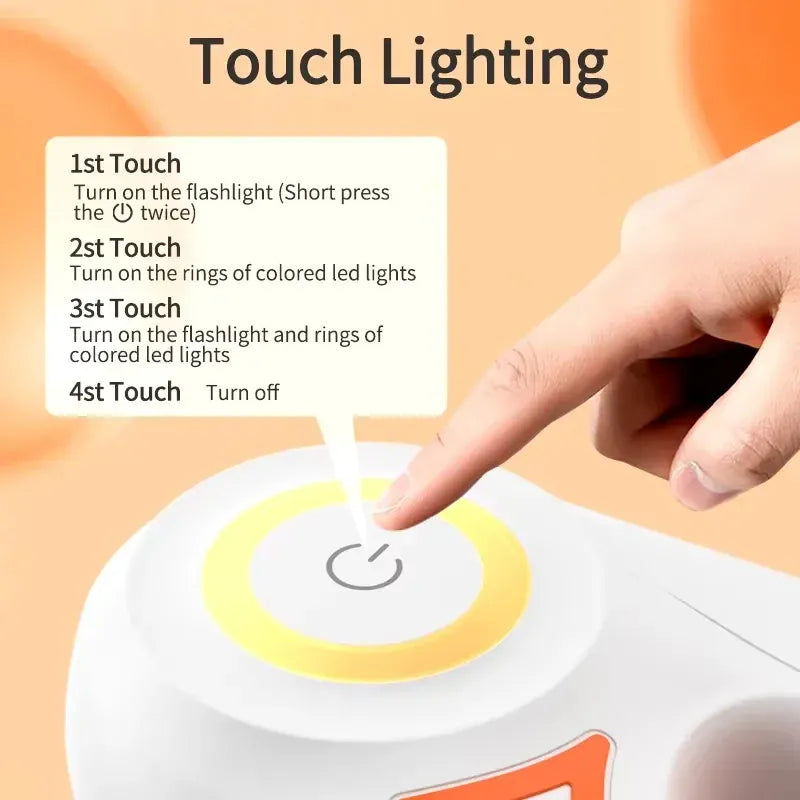 NUOYING Automatic Retractable Dog Leash Nylon Construction Lightweight Safe And Smooth Locking For All Breeds