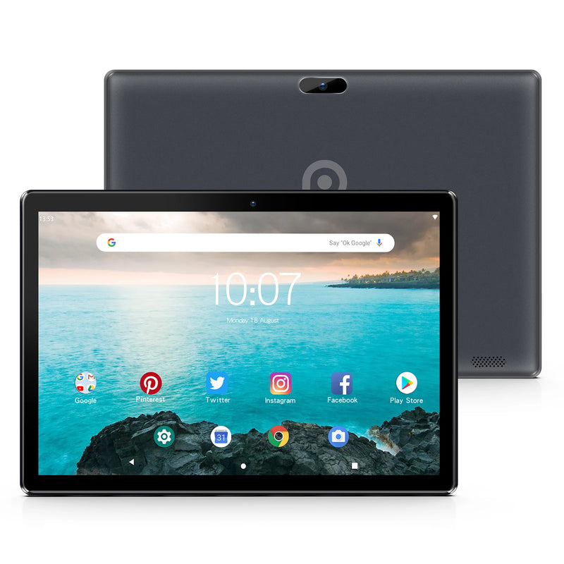 PRITOM 10 Inch Tablet PC with SIM Slot Android 13 64 GB Quad Core Touch Screen