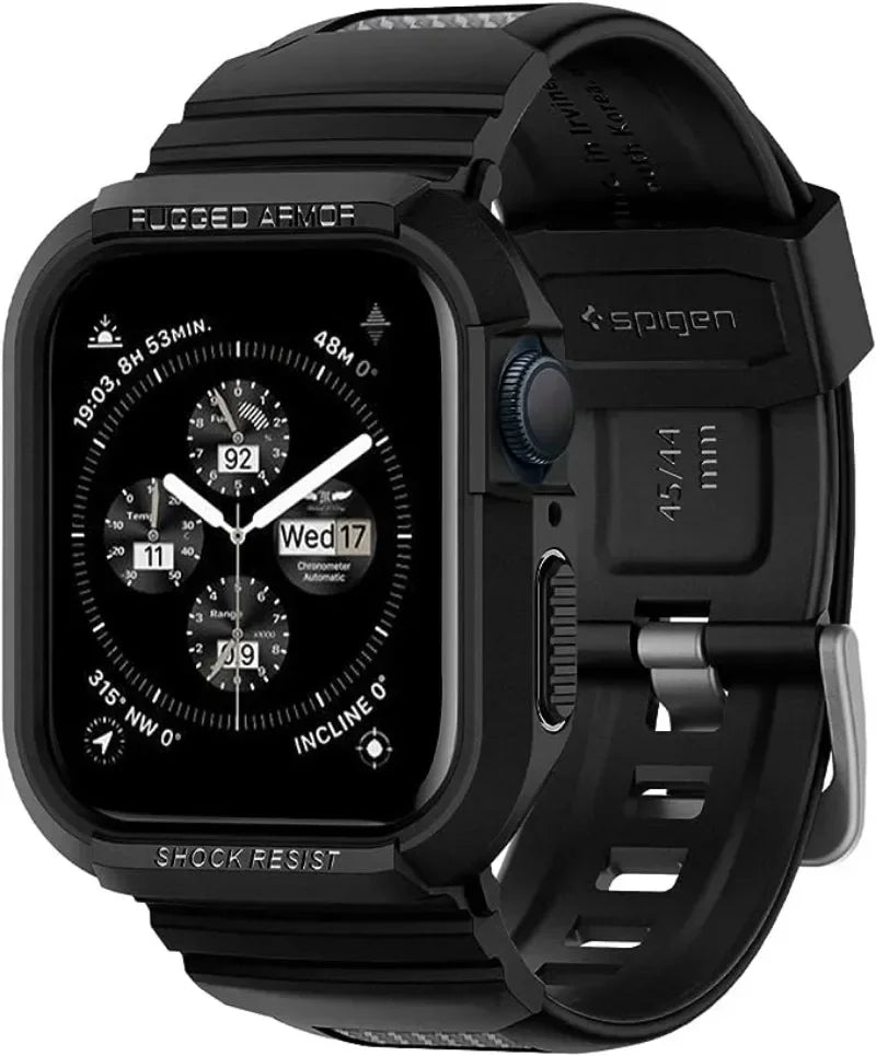 Rugged Armor Pro Designed for Apple Watch Ultra 2 Rubber Case with Band