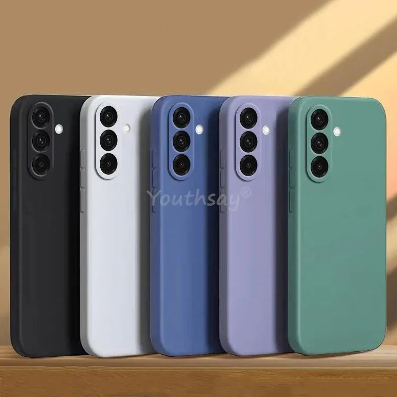 For Samsung Galaxy A26 Case Liquid Silicone TPU Plain Phone Protector Cover - Loja Manuel Coelho