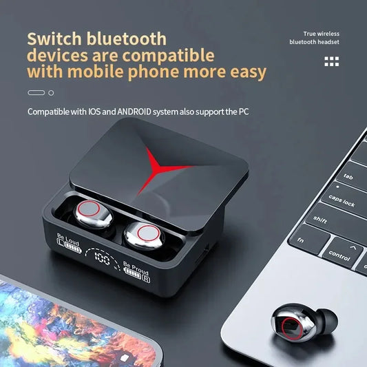 Original TWS M90 Wireless Headphones Gaming Earphones Bluetooth 5.3 Sport Earbuds