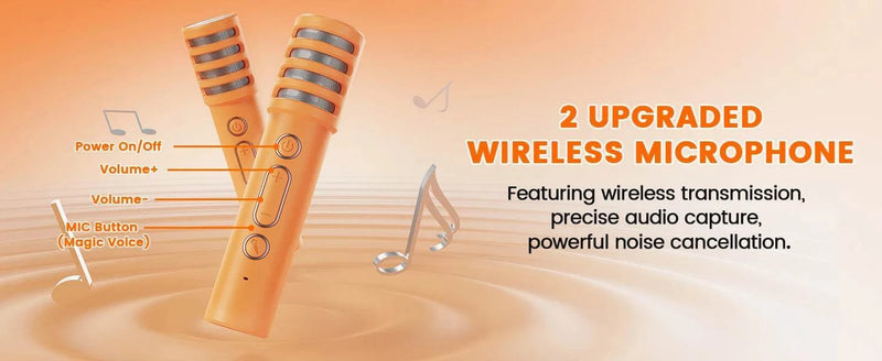 Mini Karaoke Machine for Kids, Portable Bluetooth Karaoke Speaker Unpowered - Loja Manuel Coelho