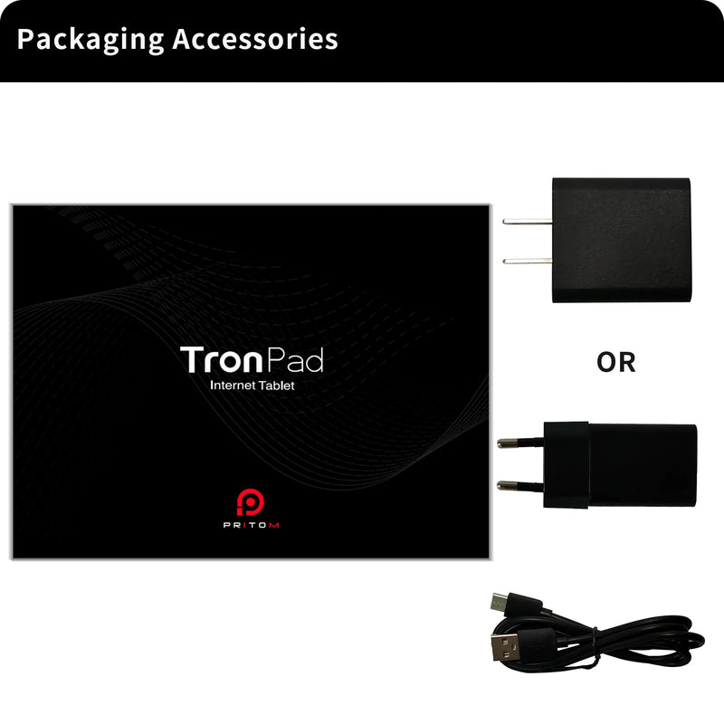 PRITOM 10 Inch Tablet PC with SIM Slot Android 13 64 GB Quad Core Touch Screen